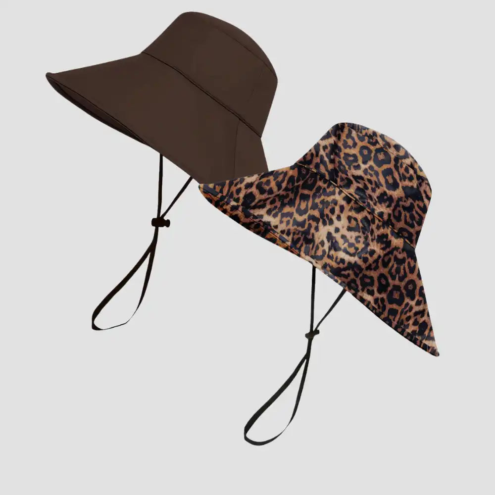 Hairbrella Waterproof, Satin-Lined, Wide Brim Sun Hat, Bundle (2)