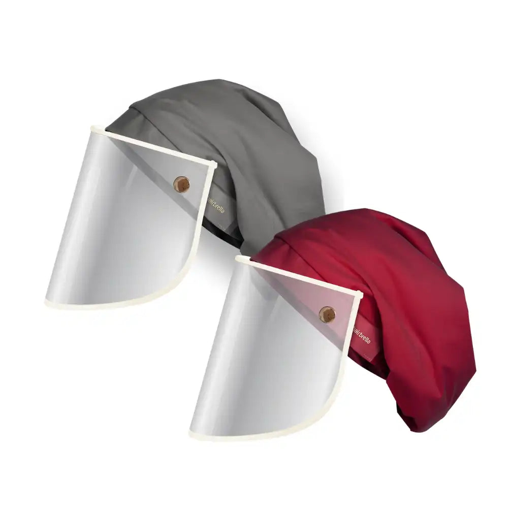 Hairbrella Pro Rain Hat + Face Shield - Bundle (2)
