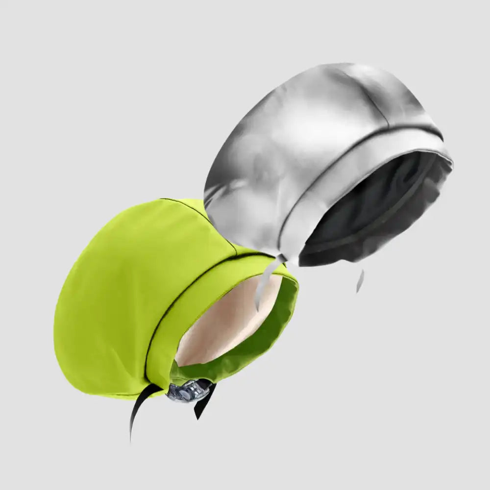 Hairbrella Satin-Lined Waterproof, Adjustable Classic Swim Cap, Lime Bundle (2)