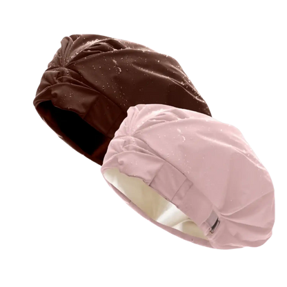 Hairbrella Satin-Lined Shower Cap - Bundle (2)