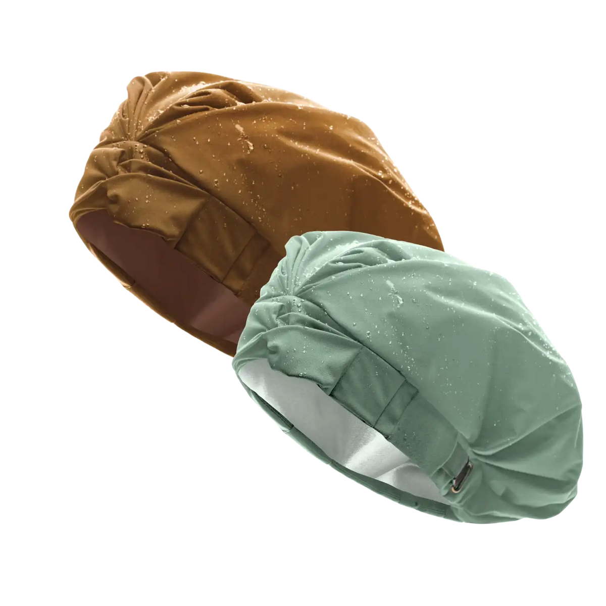 Hairbrella Satin-Lined Shower Cap - Bundle (2)
