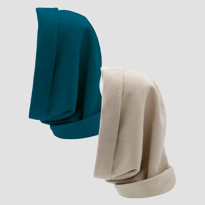 Hairbrella Satin Lined, Waterproof Infinity Rain Scarf - Bundle (2)