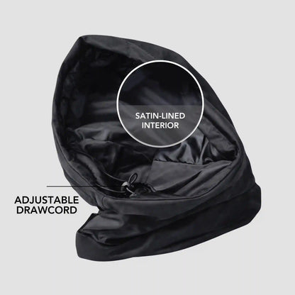 Hairbrella Satin-Lined, Waterproof, Packable Lite Rain Scarf - Bundle(2)