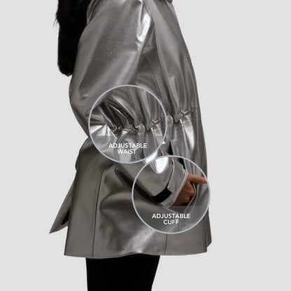 Hairbrella Satin-Lined, Waterproof Rain Jacket