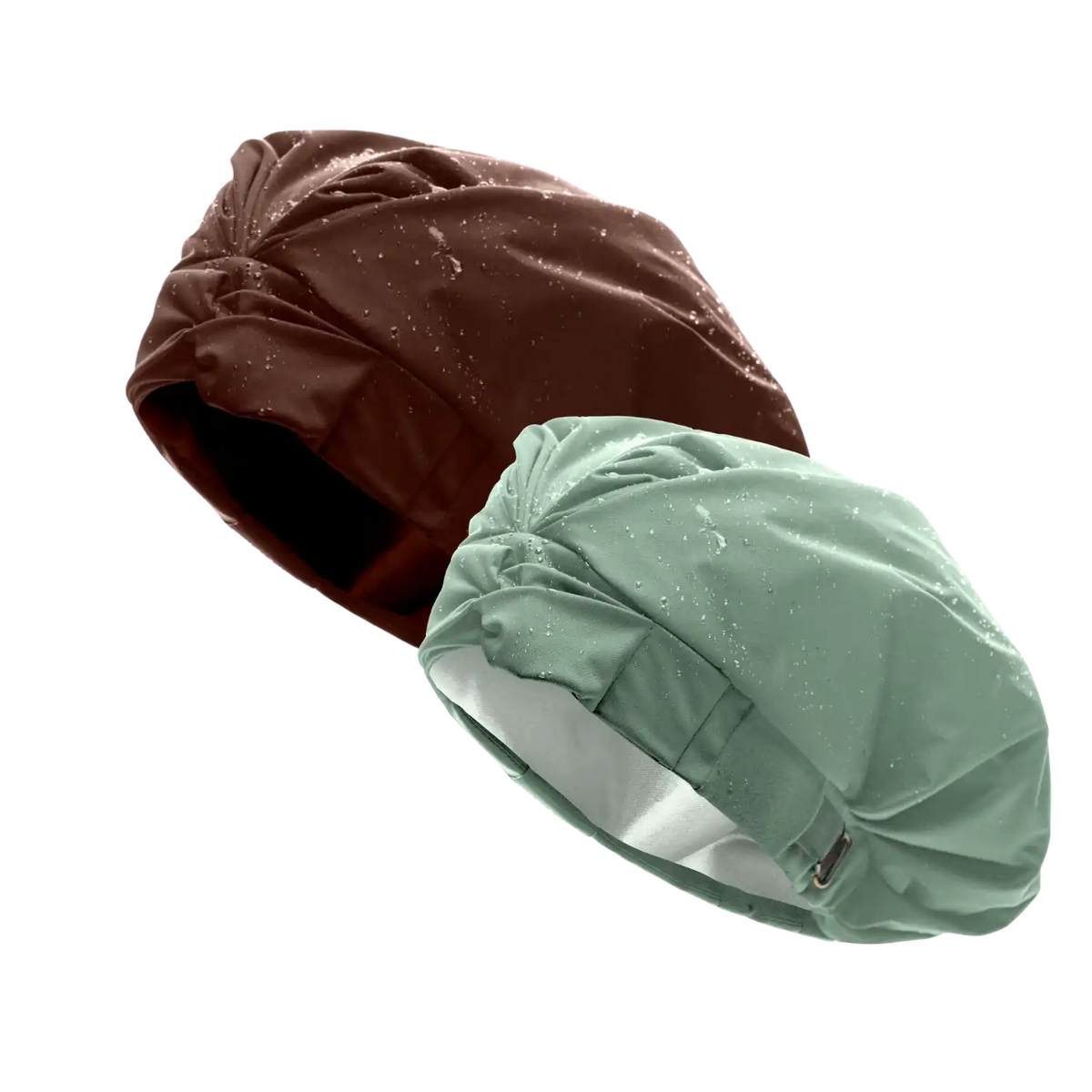 Hairbrella Satin-Lined Shower Cap - Bundle (2)