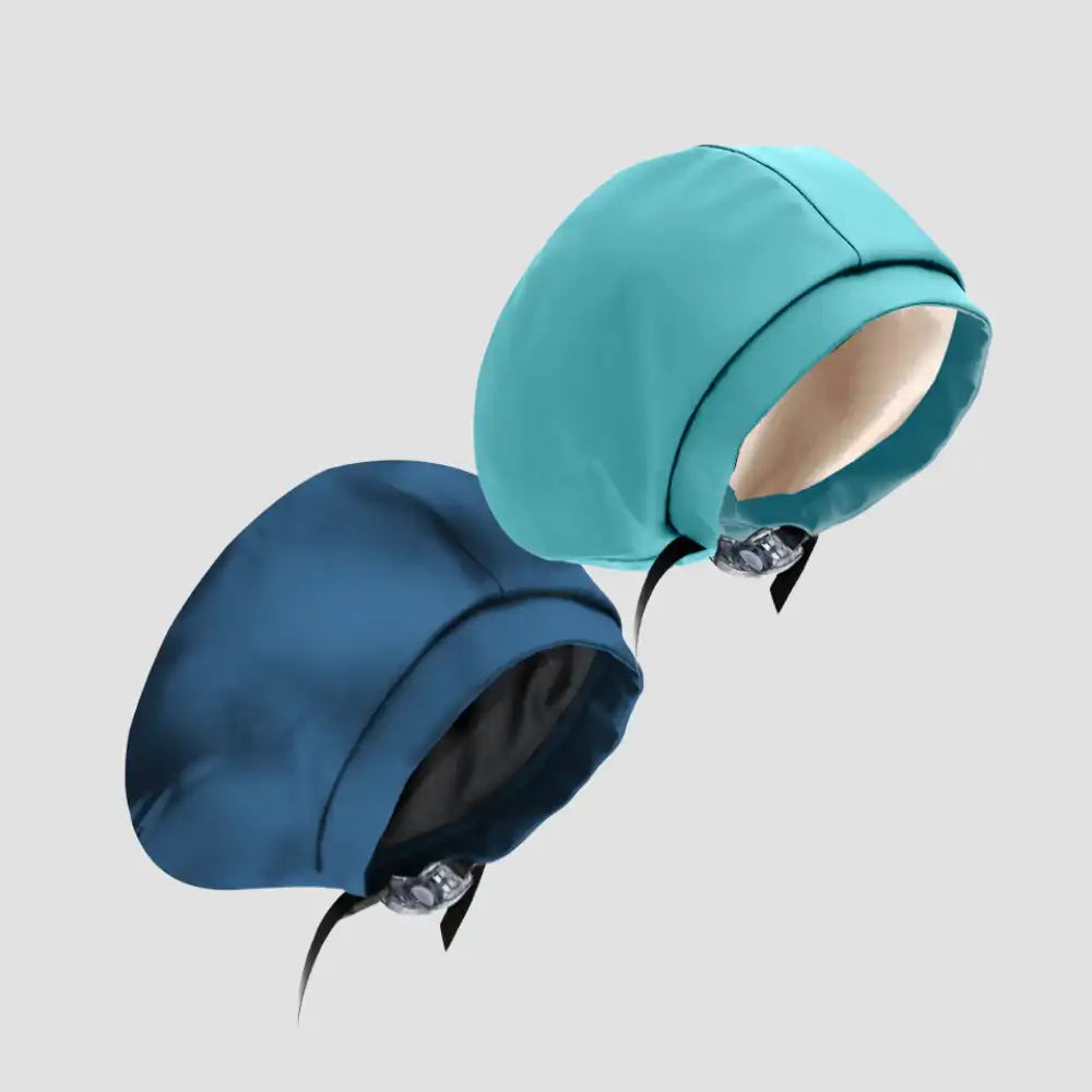 Hairbrella Satin-Lined Waterproof, Adjustable Classic Swim Cap, Aquamarine Bundle (2)