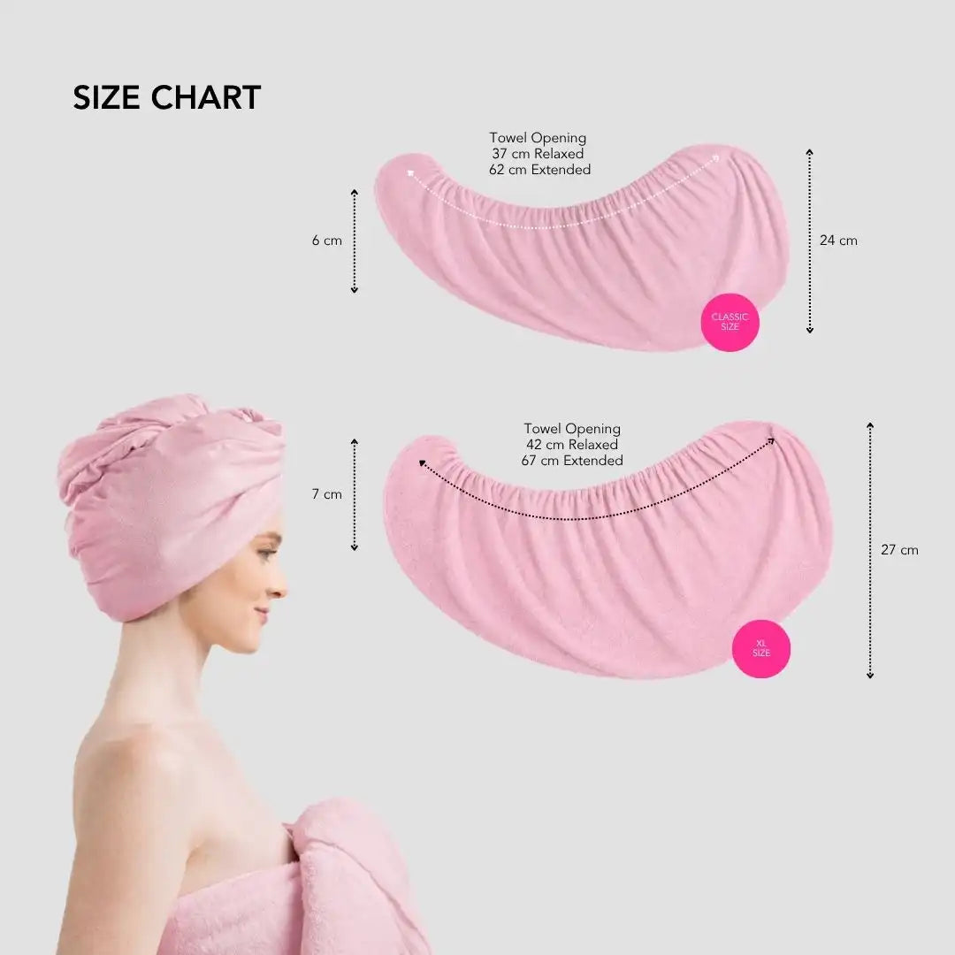 Hairbrella 2-in-1 Satin Twist Towel Turban, Bundle (2)