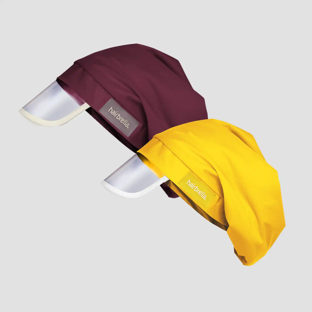 Hairbrella Satin- Lined, Waterproof, Rain Hat Bundle (2)