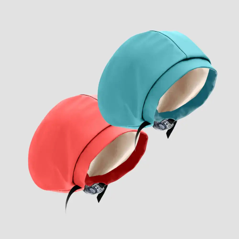 Hairbrella Satin-Lined Waterproof, Adjustable Classic Swim Cap, Aquamarine Bundle (2)