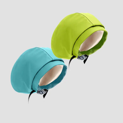 Hairbrella Satin-Lined Waterproof, Adjustable Classic Swim Cap, Lime Bundle (2)