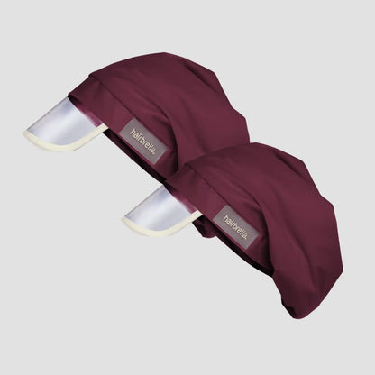 Hairbrella Satin- Lined, Waterproof, Rain Hat Bundle (2)