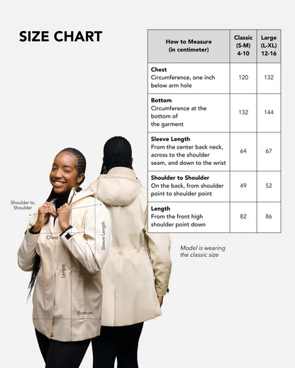 Satin-Lined Packable, Waterproof Lite Rain Jacket