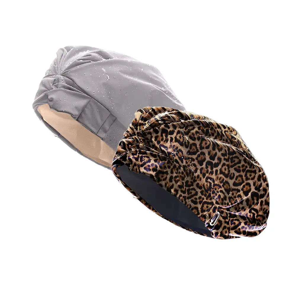 Hairbrella Satin-Lined Shower Cap - Bundle (2)