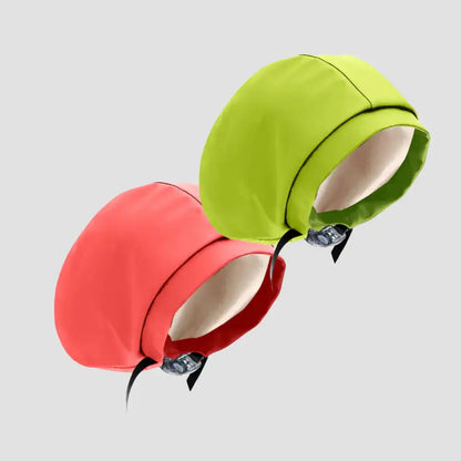 Hairbrella Satin-Lined Waterproof, Adjustable Classic Swim Cap, Lime Bundle (2)