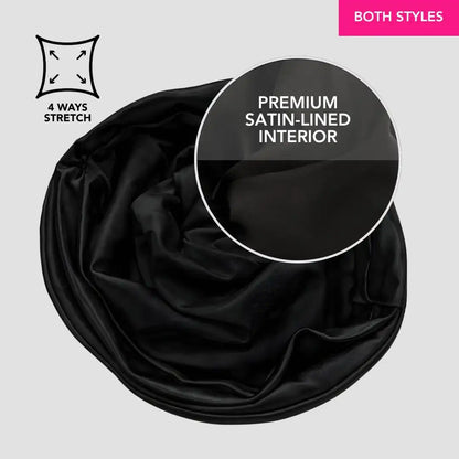 Satin-Lined, Convertible Nap Cap™ with Hidden Eye Mask