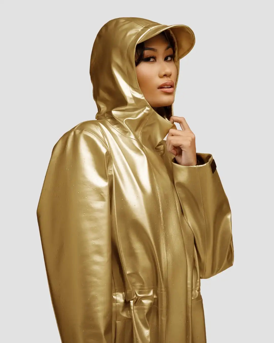 Hairbrella Satin-Lined, Waterproof Rain Jacket