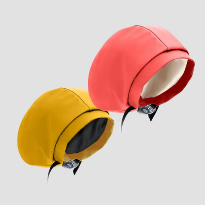 Hairbrella Satin-Lined Waterproof, Adjustable Classic Swim Cap, Peach Bundle (2)