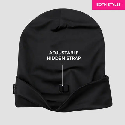 Satin-Lined, Convertible Nap Cap™ with Hidden Eye Mask