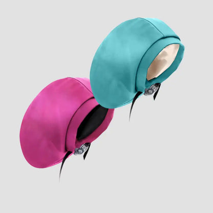 Hairbrella Satin-Lined Waterproof, Adjustable XL Swim Cap, Pink Bundle (2)