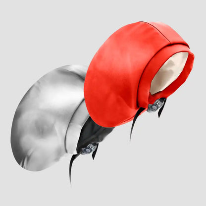 Hairbrella Satin-Lined Waterproof, Adjustable XL Swim Cap, Chrome Bundle (2)
