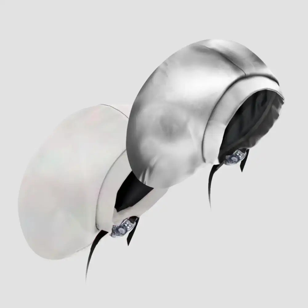 Hairbrella Satin-Lined Waterproof, Adjustable XL Swim Cap, Pearl Bundle (2)