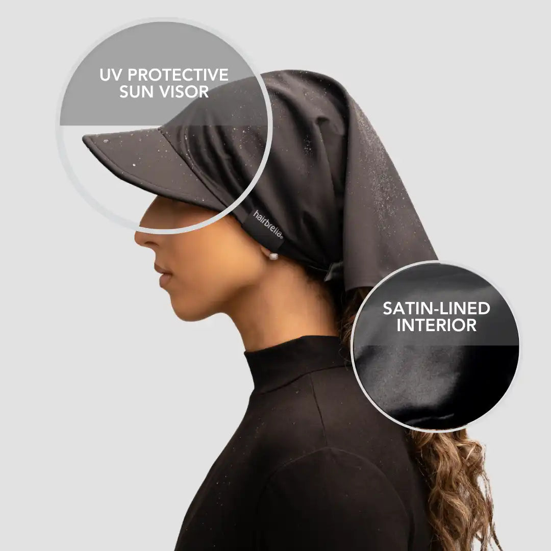Hairbrella Satin-Lined, Waterproof Bandana Sport