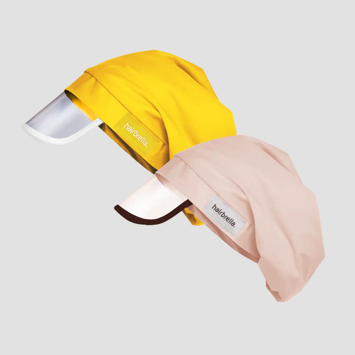 Hairbrella Satin- Lined, Waterproof, Rain Hat Bundle (2)