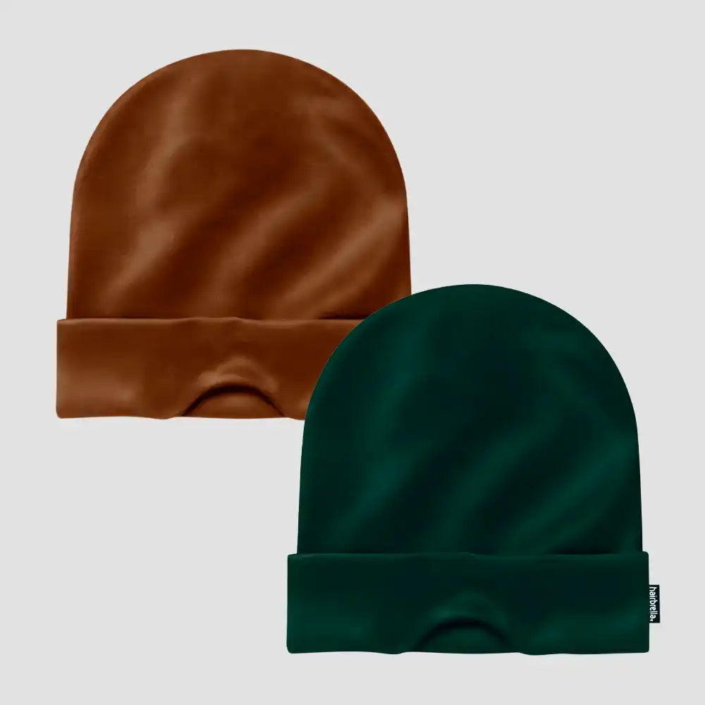 Satin-Lined, Convertible Nap Cap™ with Hidden Eye Mask, Bundle 2