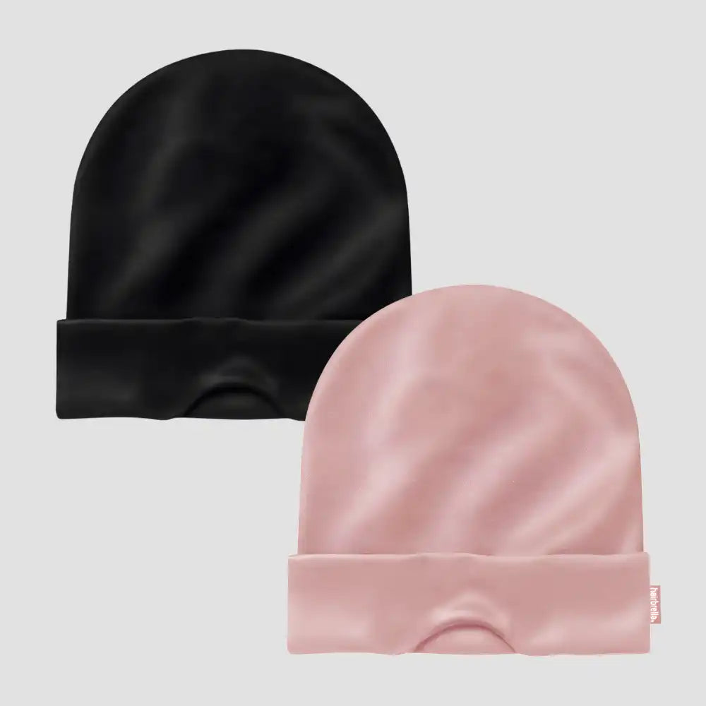 Satin-Lined, Convertible Nap Cap™ with Hidden Eye Mask, Bundle 2