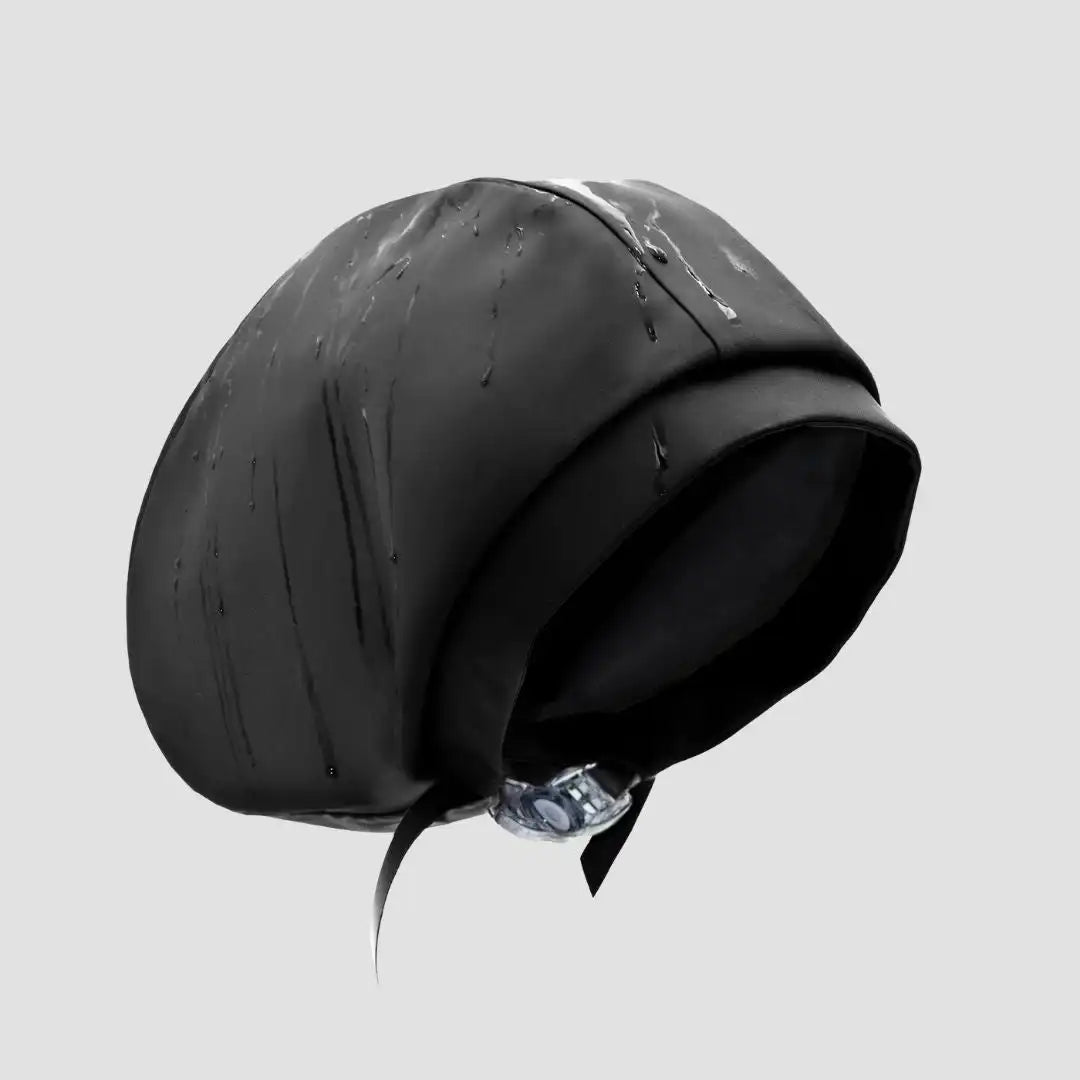 Hairbrella Satin-Lined Waterproof, Adjustable Swim Cap Men