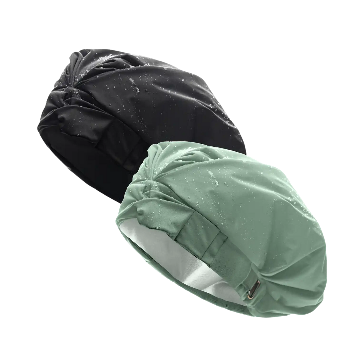 Hairbrella Satin-Lined Shower Cap - Bundle (2)