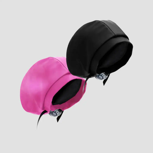 Hairbrella Satin-Lined Waterproof, Adjustable Kid's Swim Cap, Pink Bundle (2)