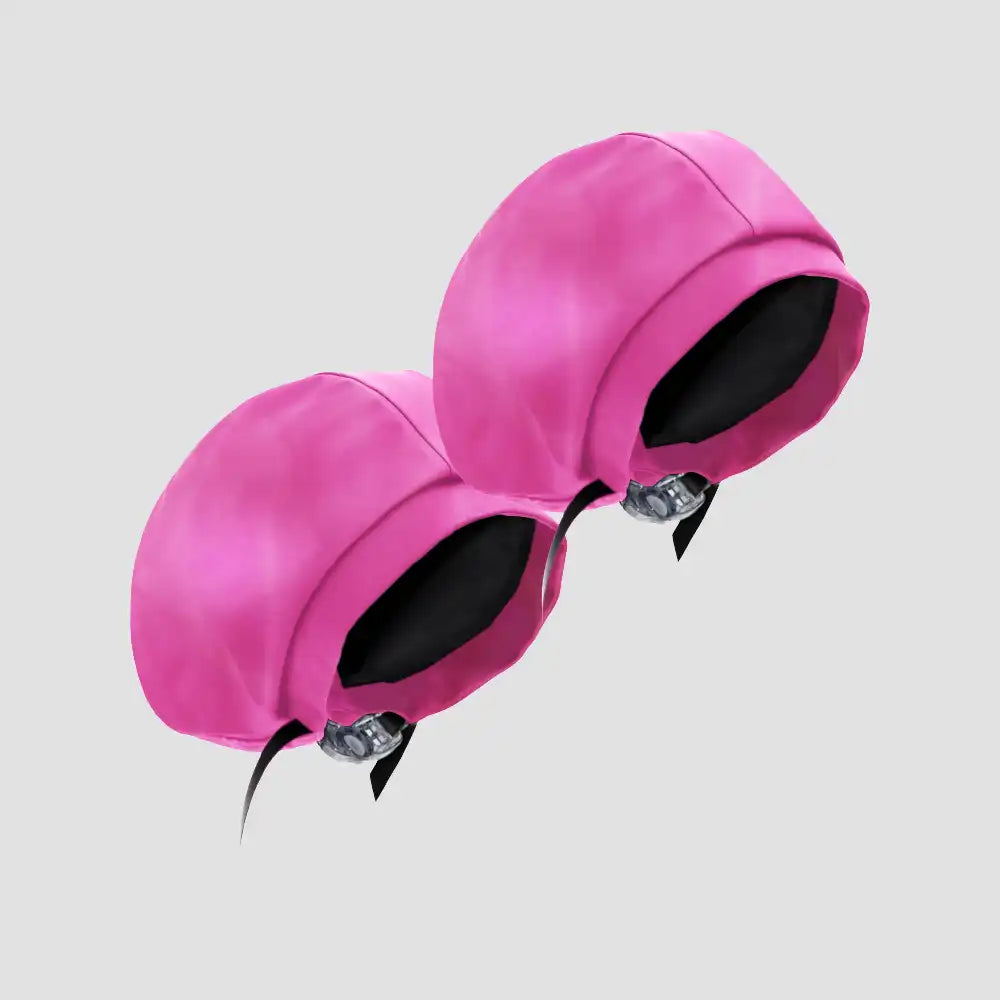 Hairbrella Satin-Lined Waterproof, Adjustable Kid's Swim Cap, Pink Bundle (2)