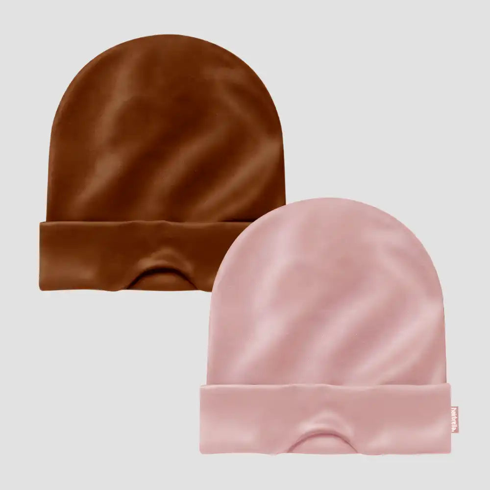 Satin-Lined, Convertible Nap Cap™ with Hidden Eye Mask, Bundle 2