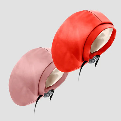 Hairbrella Satin-Lined Waterproof, Adjustable XL Swim Cap, Blush Bundle (2)