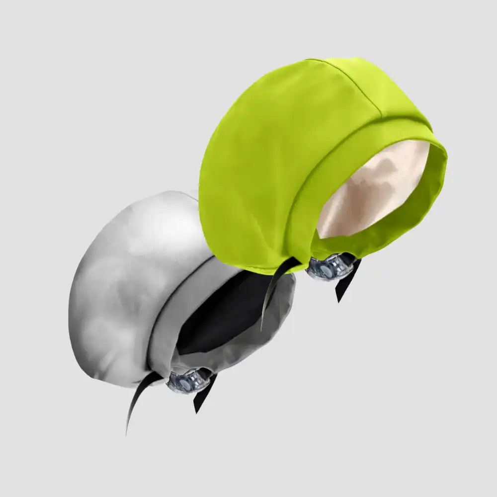 Hairbrella Satin-Lined Waterproof, Adjustable Kid's Swim Cap, Chrome Bundle (2)