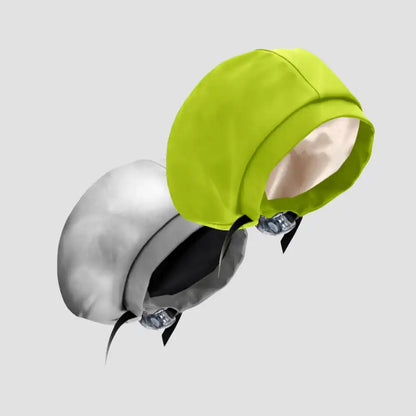 Hairbrella Satin-Lined Waterproof, Adjustable Kid's Swim Cap, Chrome Bundle (2)