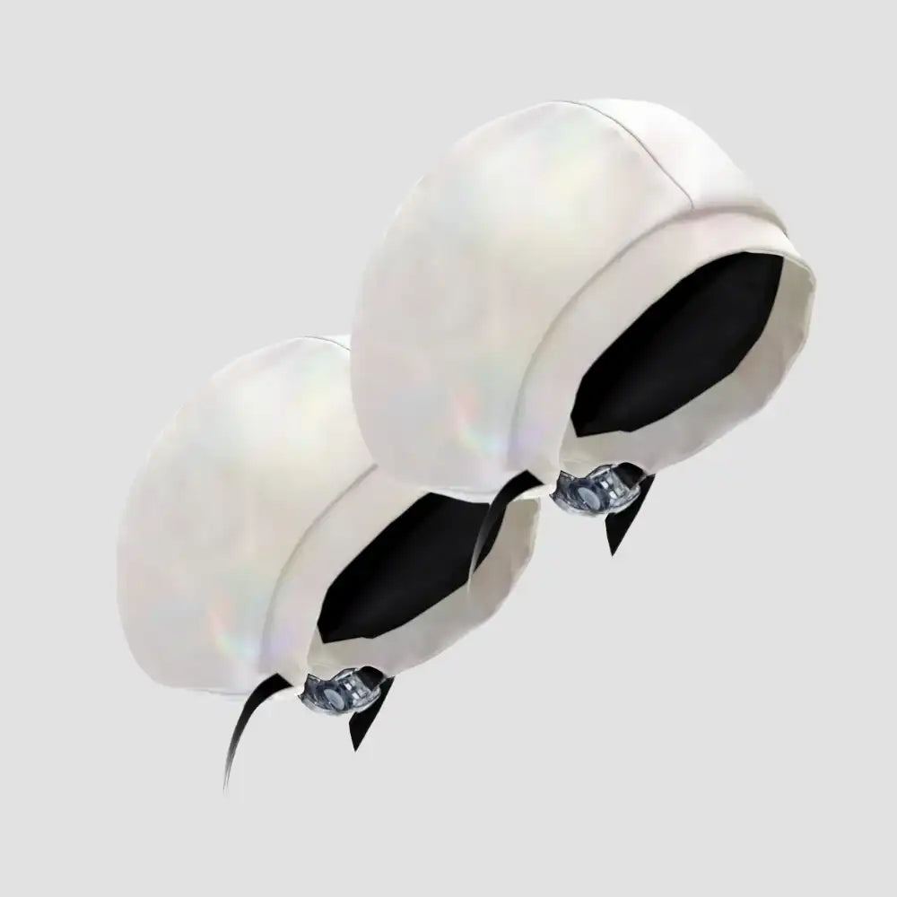 Hairbrella Satin-Lined Waterproof, Adjustable Kid's Swim Cap, Pearl Bundle (2)