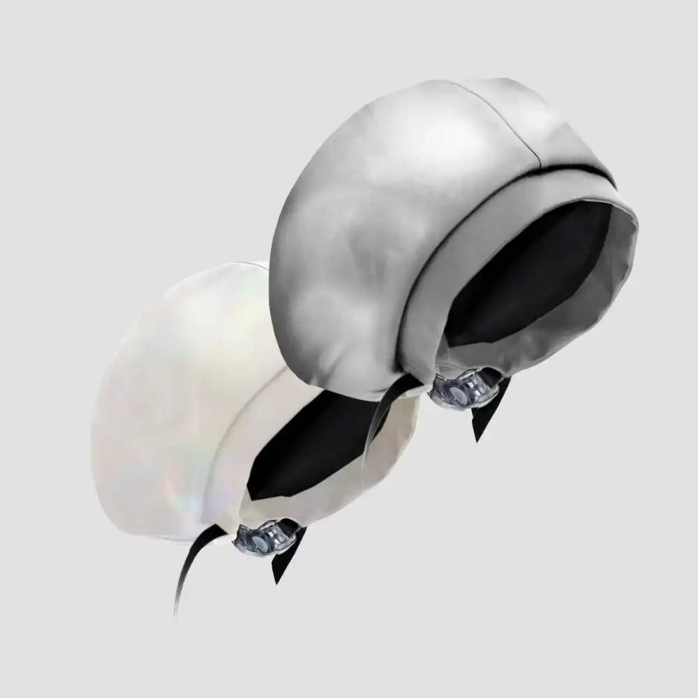 Hairbrella Satin-Lined Waterproof, Adjustable Kid's Swim Cap, Pearl Bundle (2)