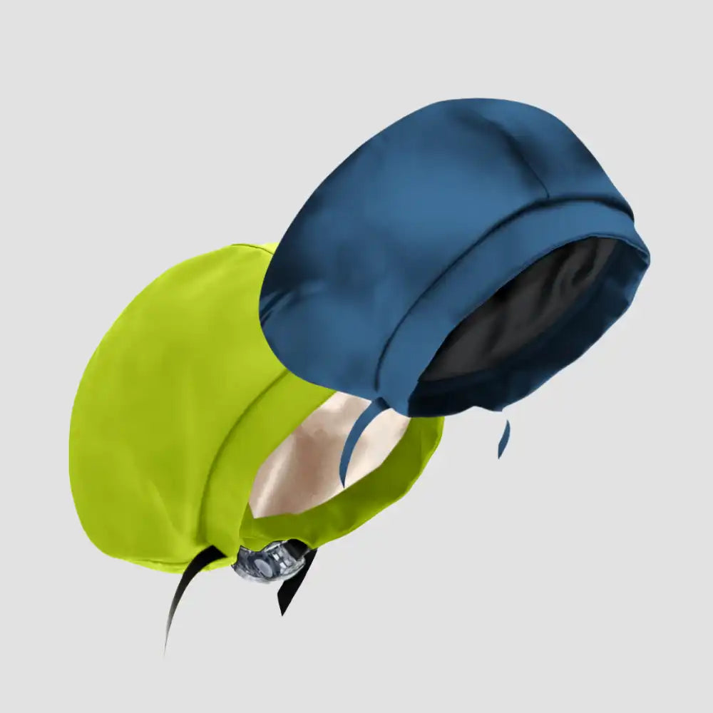 Hairbrella Satin-Lined Waterproof, Adjustable Kid's Swim Cap, Lime Bundle (2)