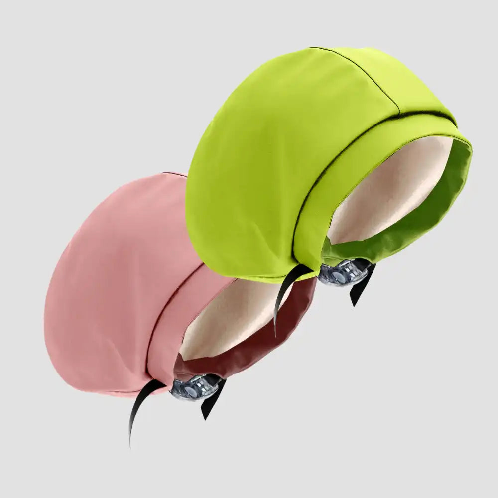 Hairbrella Satin-Lined Waterproof, Adjustable Swim Cap, Blush Bundle (2)