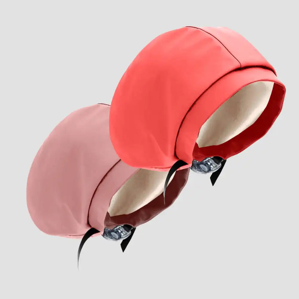 Hairbrella Satin-Lined Waterproof, Adjustable Swim Cap, Blush Bundle (2)