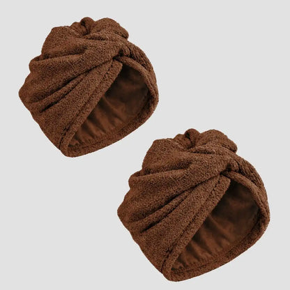 Hairbrella 2-in-1 Satin Twist Towel Turban, Bundle (2)