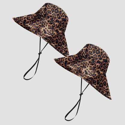Hairbrella Waterproof, Satin-Lined, Wide Brim Sun Hat, Bundle (2)