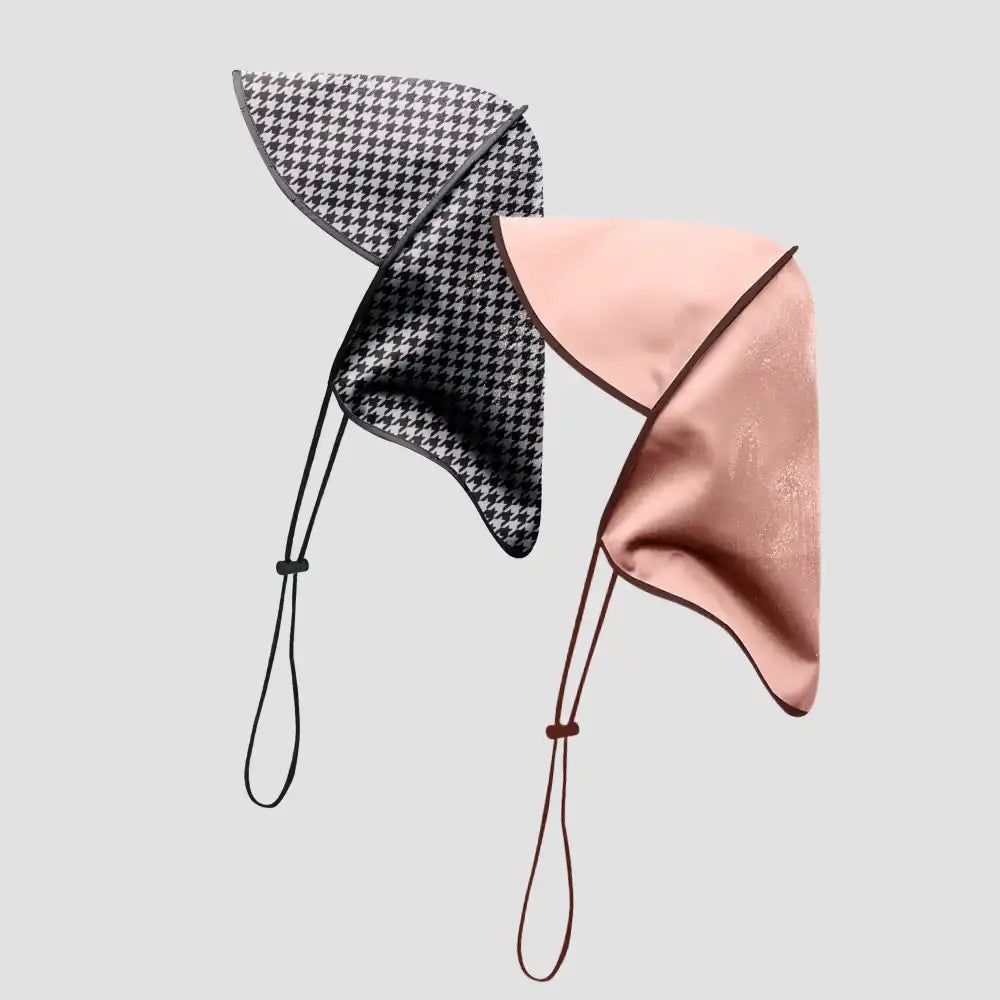 Hairbrella Satin- Lined, Waterproof, Rain Bonnét Bundle (2)
