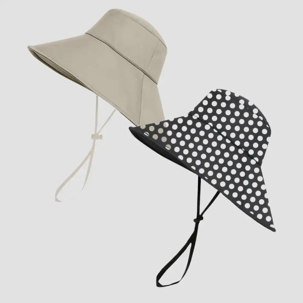 Hairbrella Waterproof, Satin-Lined, Wide Brim Sun Hat, Bundle (2)