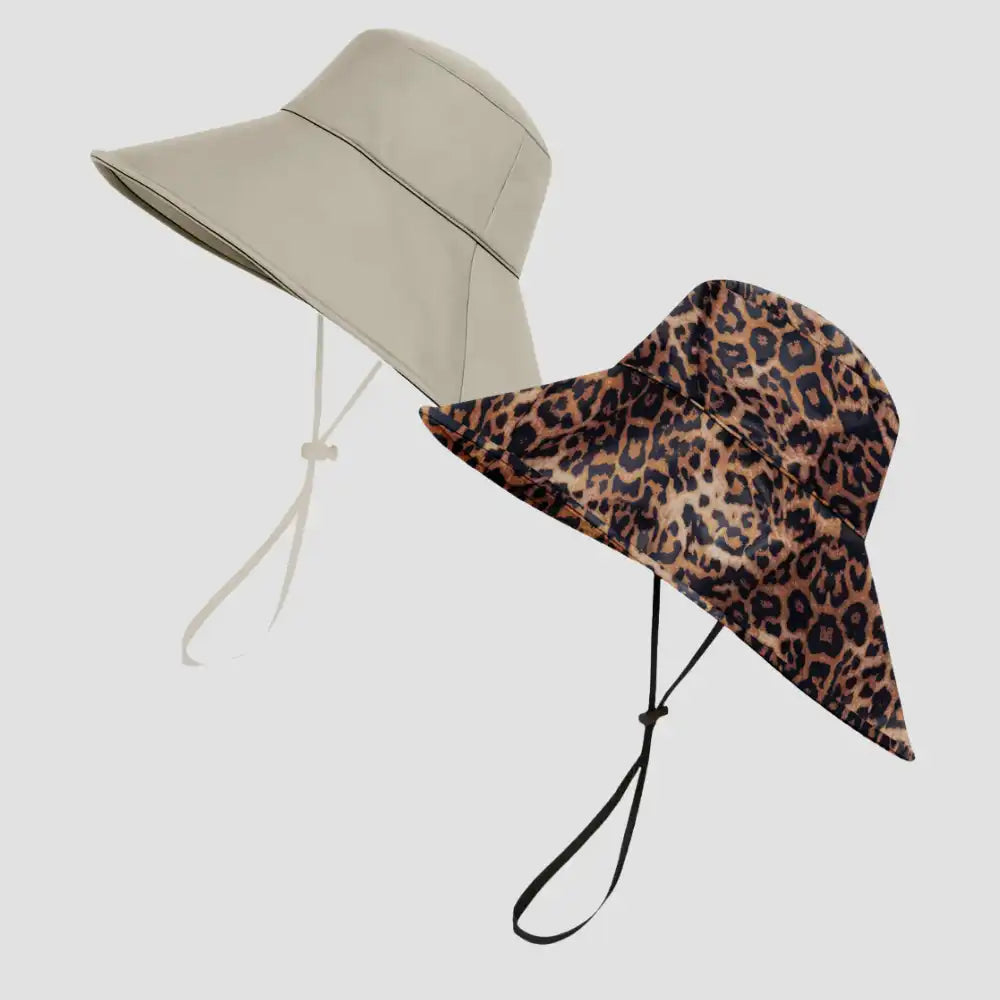 Hairbrella Waterproof, Satin-Lined, Wide Brim Sun Hat, Bundle (2)
