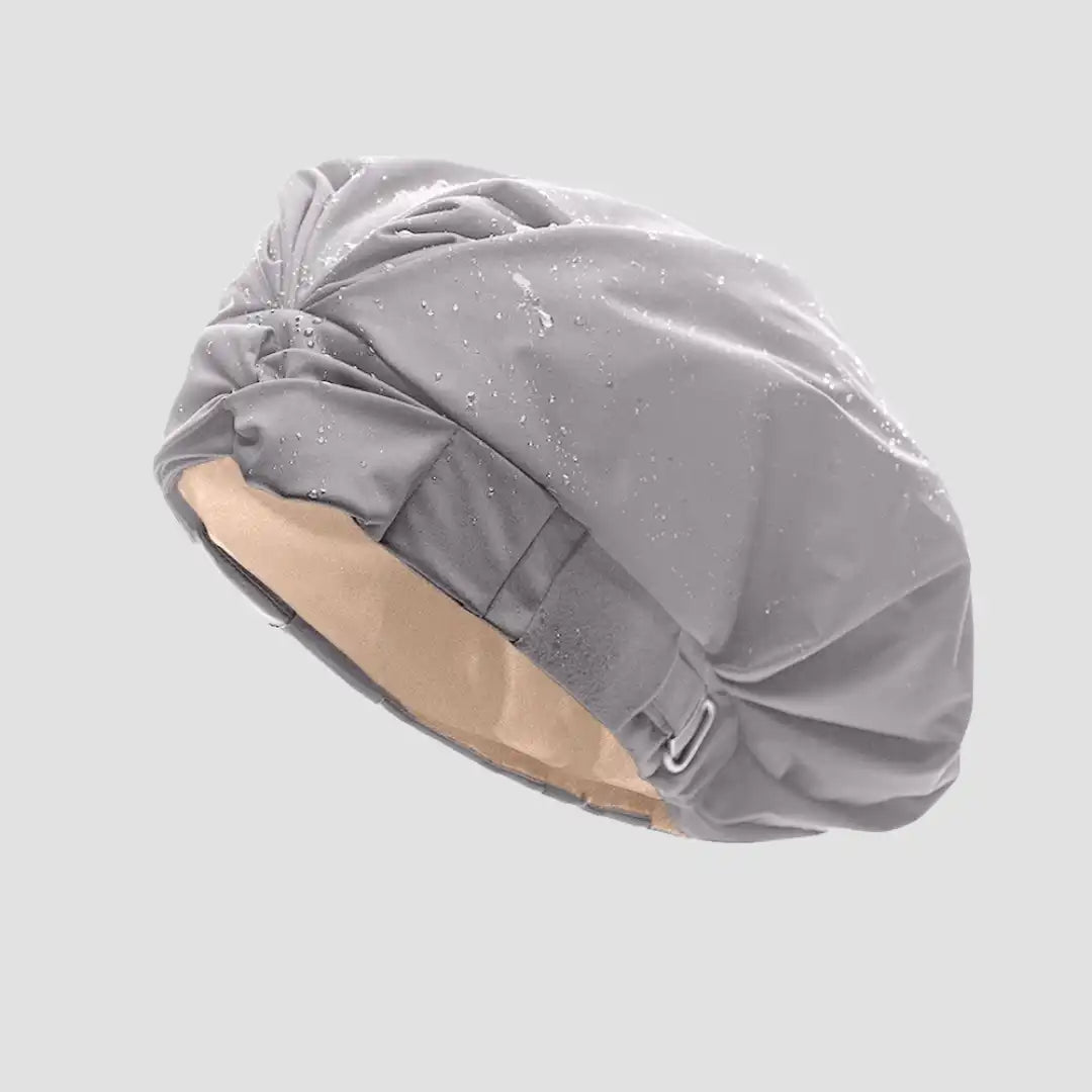Hairbrella Satin-Lined Waterproof, Adjustable Shower Cap - Founder Friday Edition