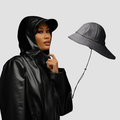 Waterproof Essentials: Rain Jacket & Hat Bundle
