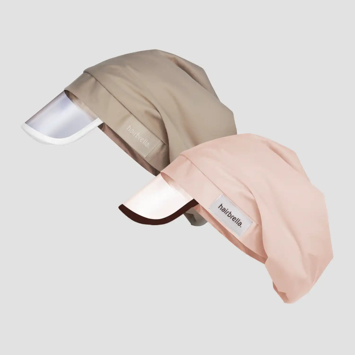 Hairbrella Satin- Lined, Waterproof, Rain Hat Bundle (2)